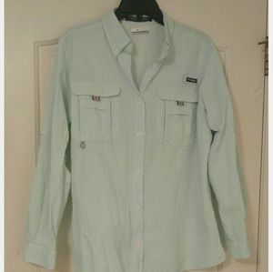 Super Bahama Women's Columbia Seer Sucker Shirt